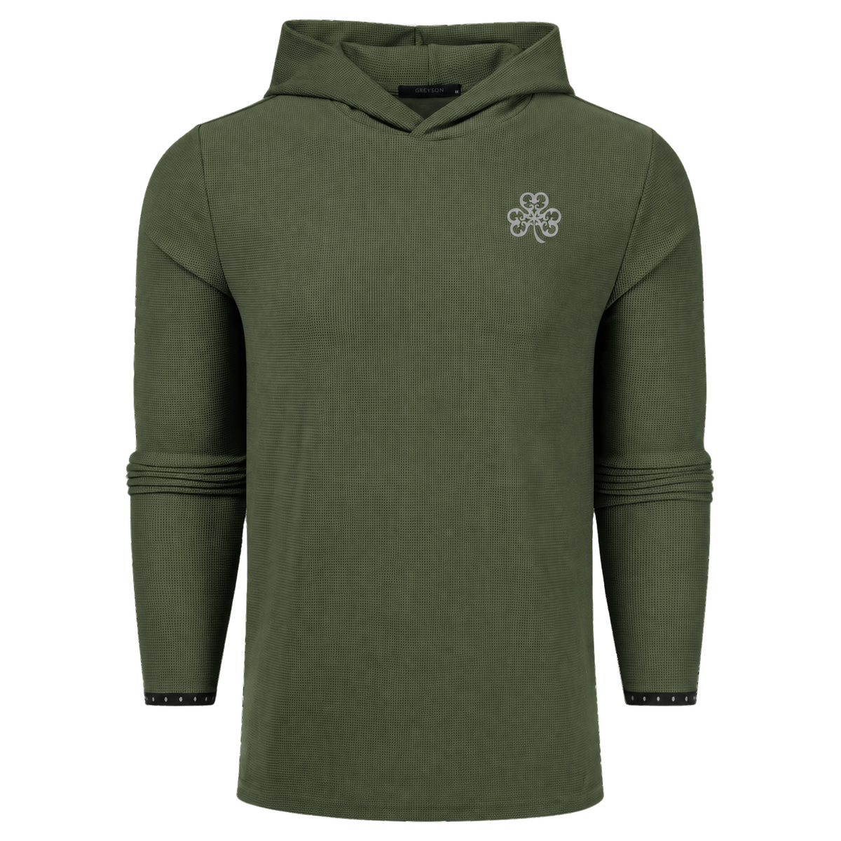 Greyson Green Waffle Hoodie