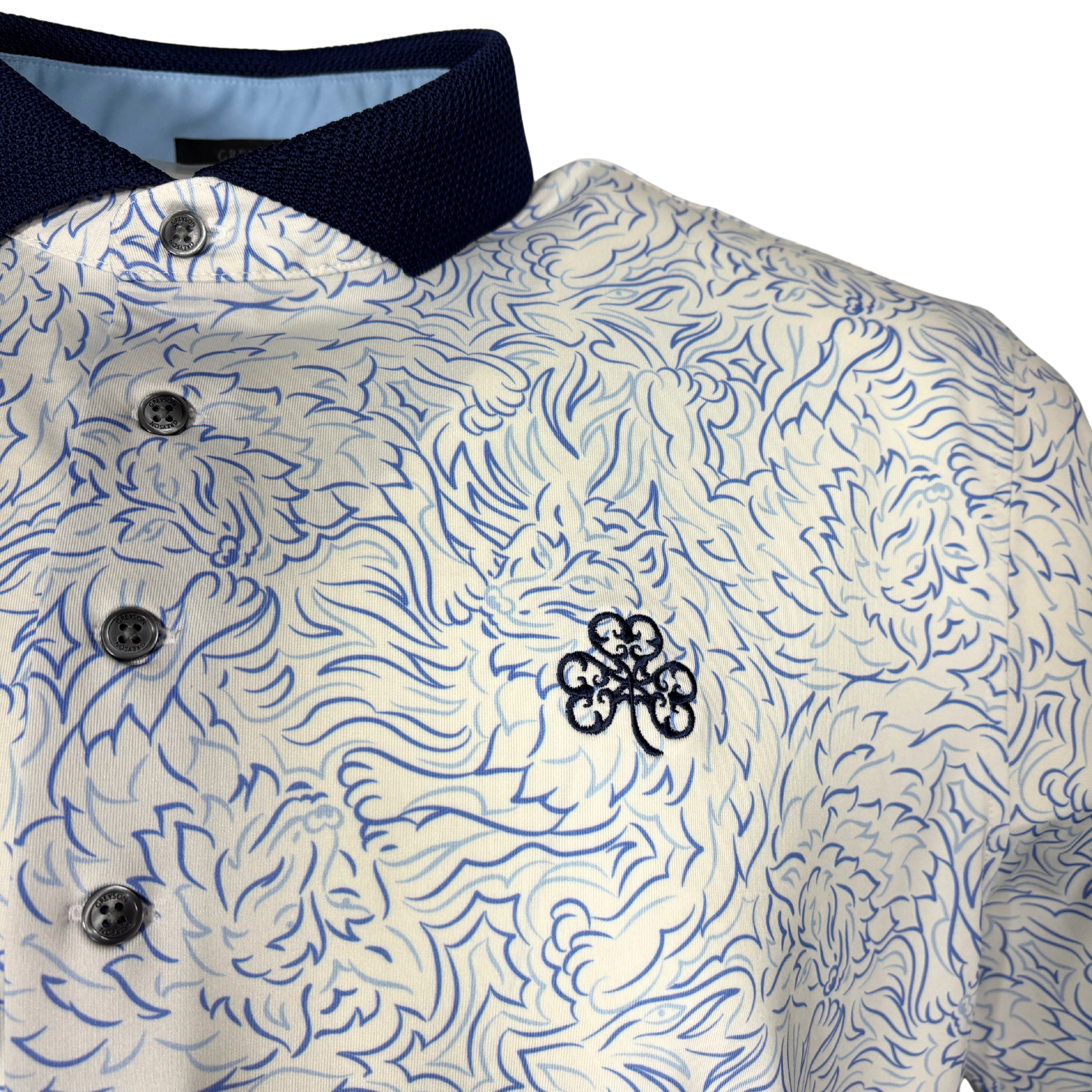 Greyson Arctic Floral Polo