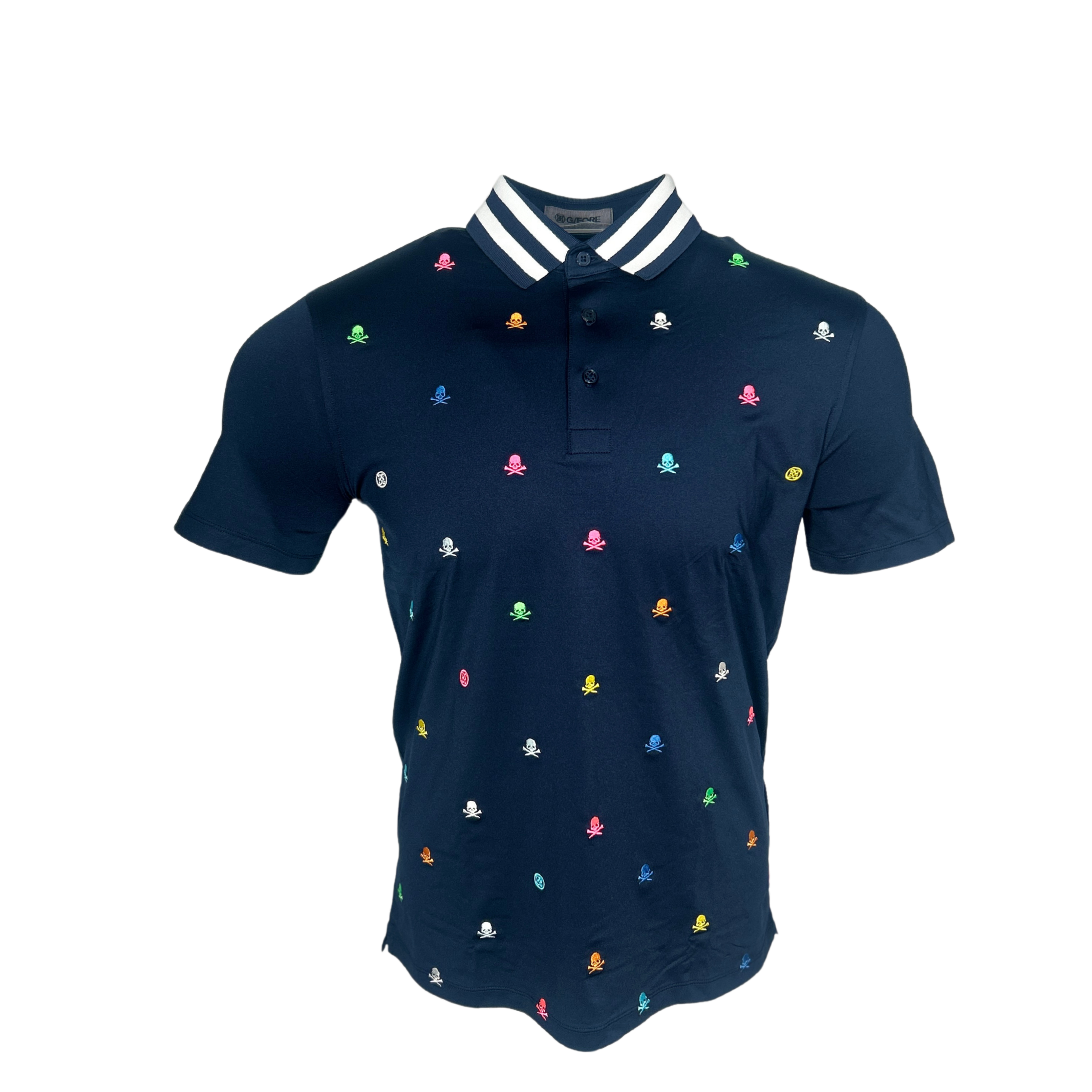 G Fore Embroidered Jersey Tech Polo