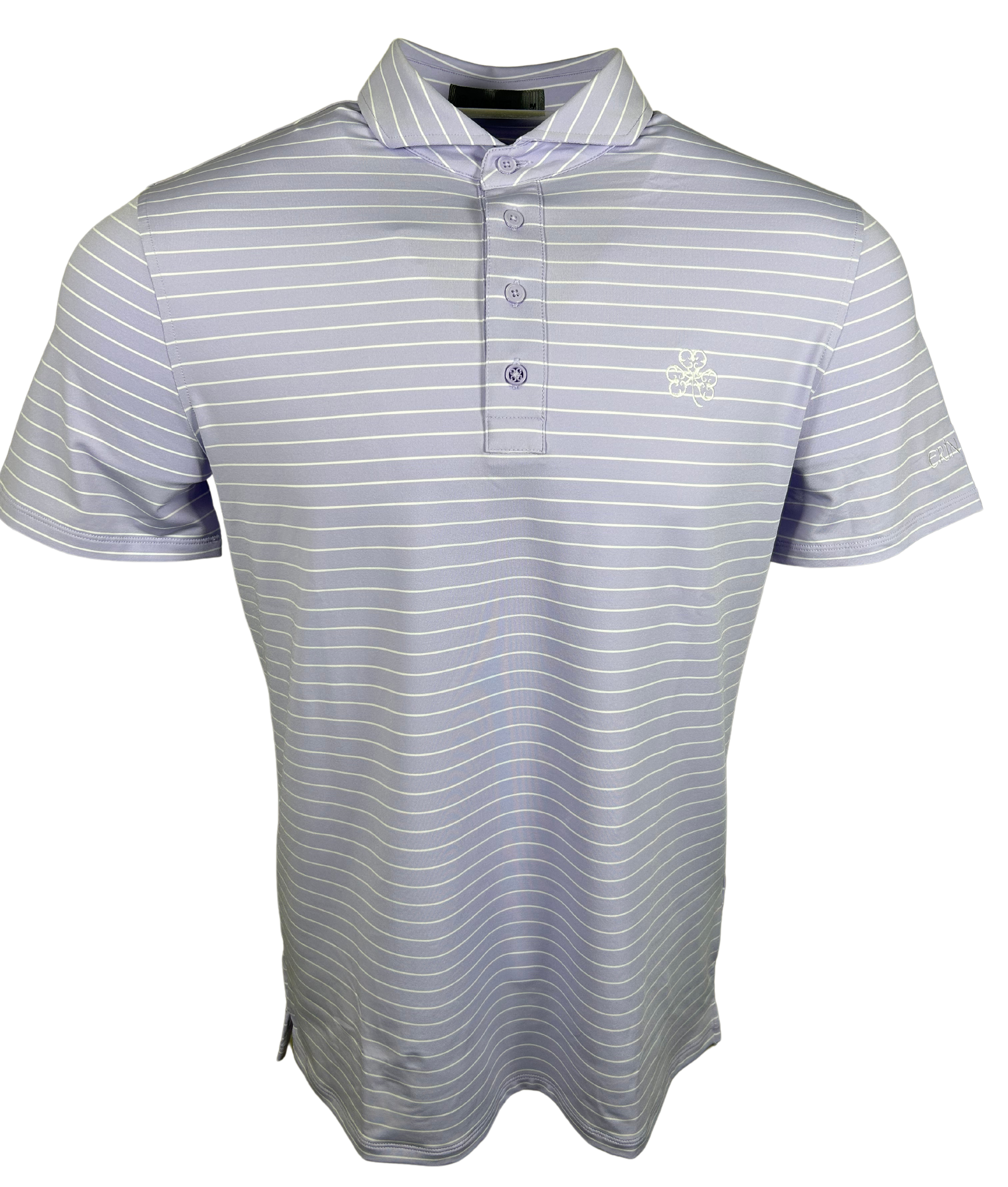 G Fore Lavender Stripe Polo