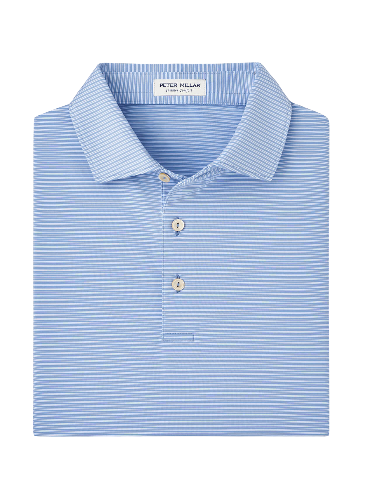 Peter Millar Blue Fade Grove Performance Jersey Polo