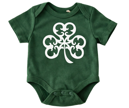 Youth Garb Shamrock Baby Onesie