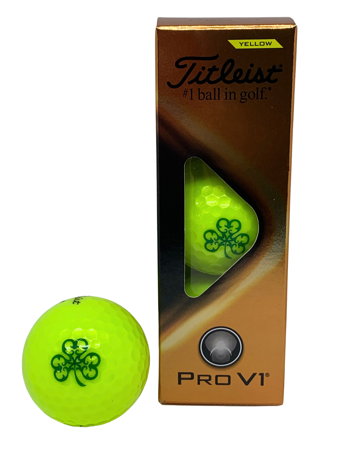 YELLOW Titleist ProV1 Sleeve