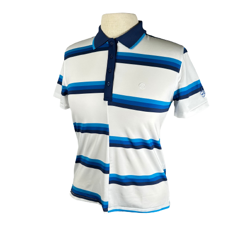 G Fore Ladies Offset Stripe Polo